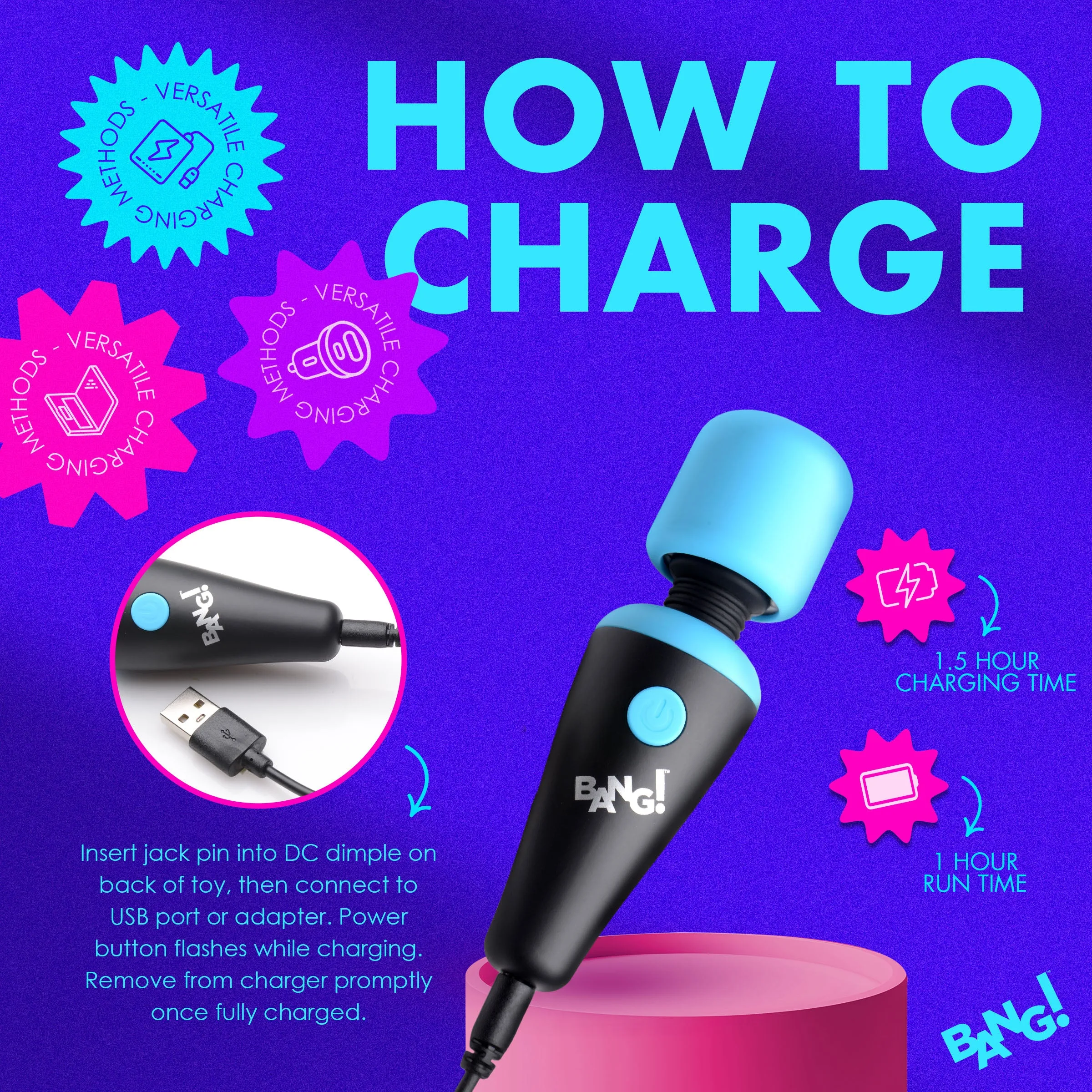 10X Ultra Powerful Silicone Mini Wand