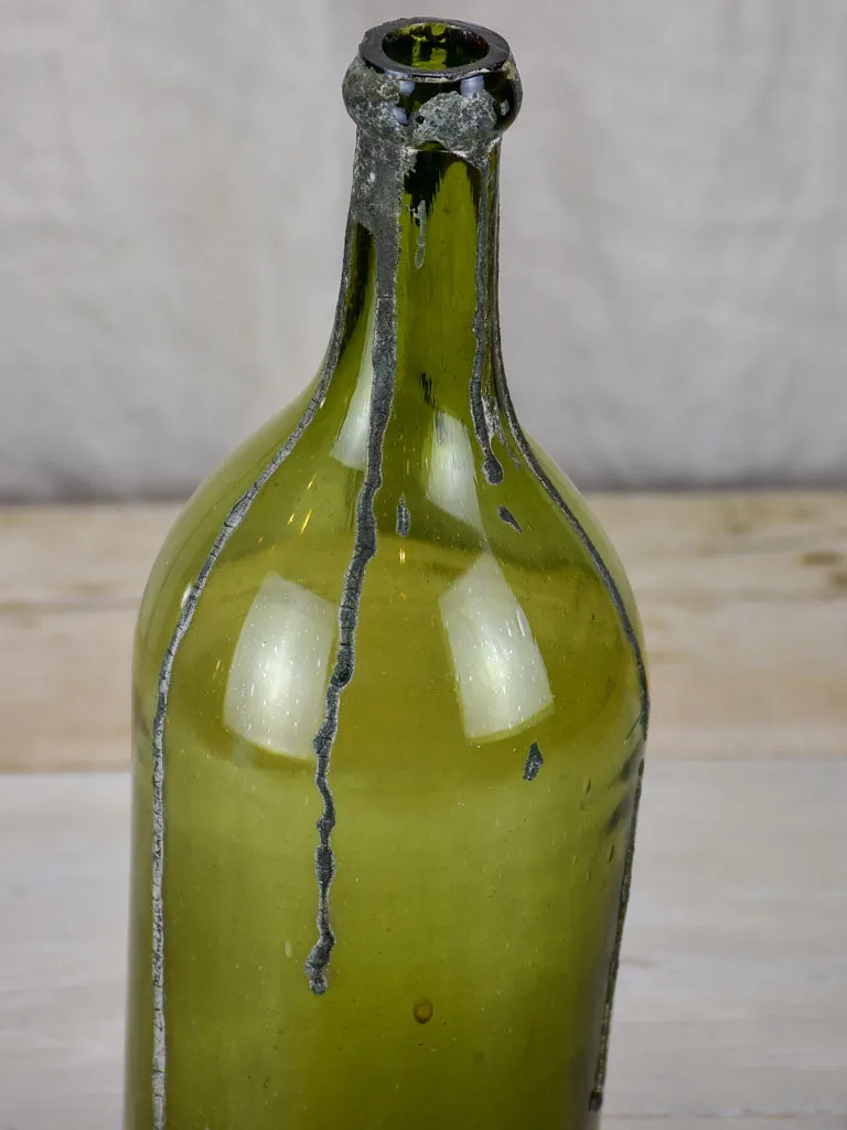 18th Century hand blown French bottle