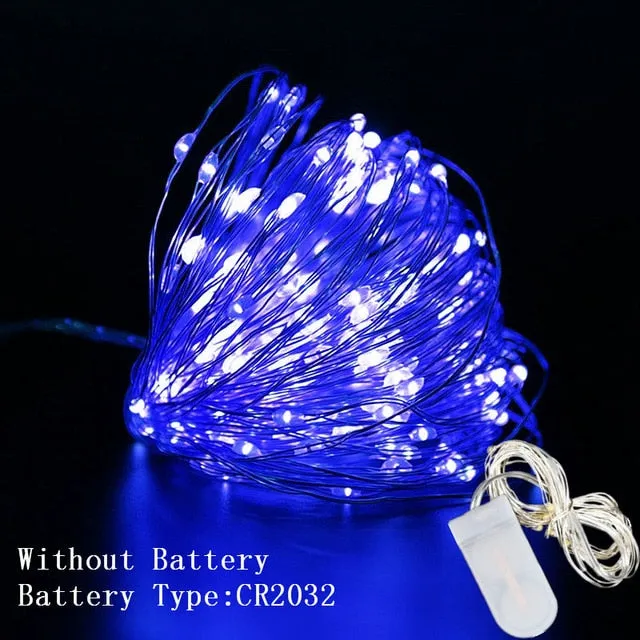 1M 2M 3M 5M 10M Copper Wire LED String Lights Christmas Decorations for Home New Year Decoration Navidad 2020 New Year 2021.