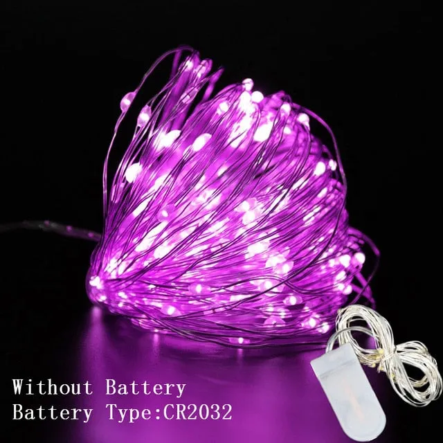 1M 2M 3M 5M 10M Copper Wire LED String Lights Christmas Decorations for Home New Year Decoration Navidad 2020 New Year 2021.