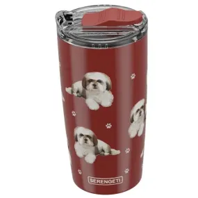 20 Oz Tumbler Tan and White Shih Tzu SERENGETI