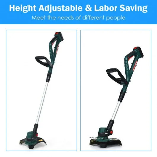 20V Cordless String Trimmer 10" Grass String 2.0 Ah