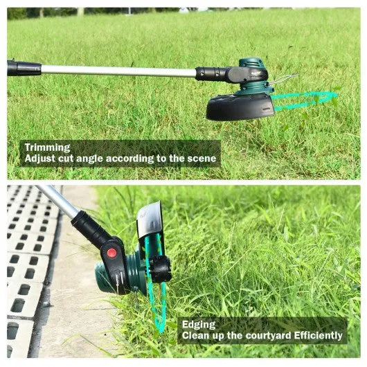 20V Cordless String Trimmer 10" Grass String 2.0 Ah