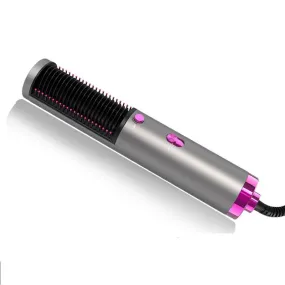 3 in 1 hot air hair dryer, hair straightener and hair curling iron brush by Angel decoration | Hairstyling tools