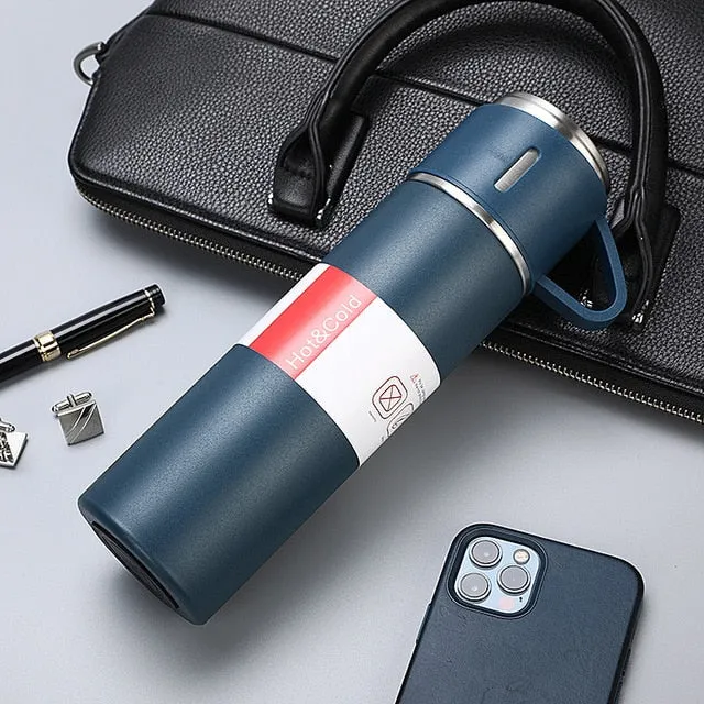 3-Piece Thermos Vacuum Double Layer Vacuum Flask