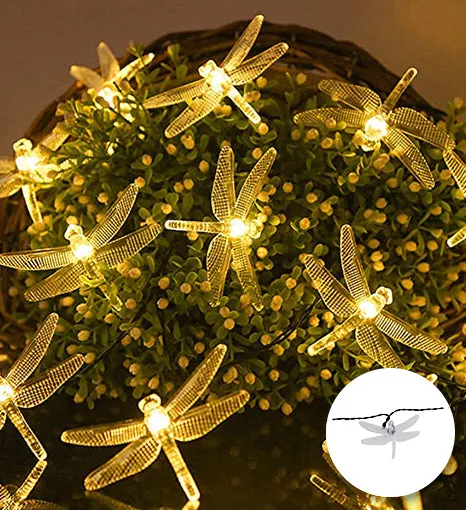 30 LED Solar String Light Dragonfly