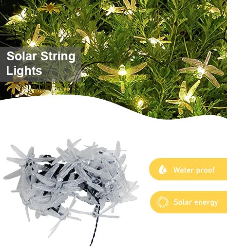 30 LED Solar String Light Dragonfly