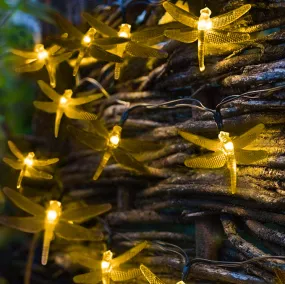 30 LED Solar String Light Dragonfly