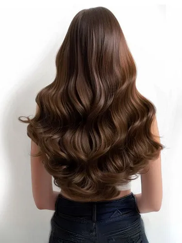 #4 Dark Chocolate Brown｜Luxury Russian Remy Human Hair, Double Drawn, Tape Extensions