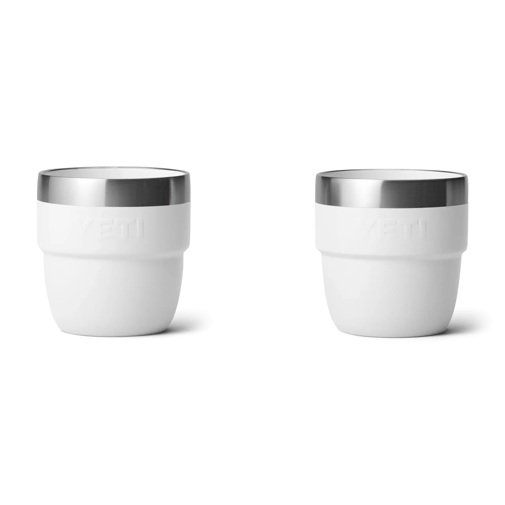 4 oz. / 118ml Stackable Cups- White (2 pack)