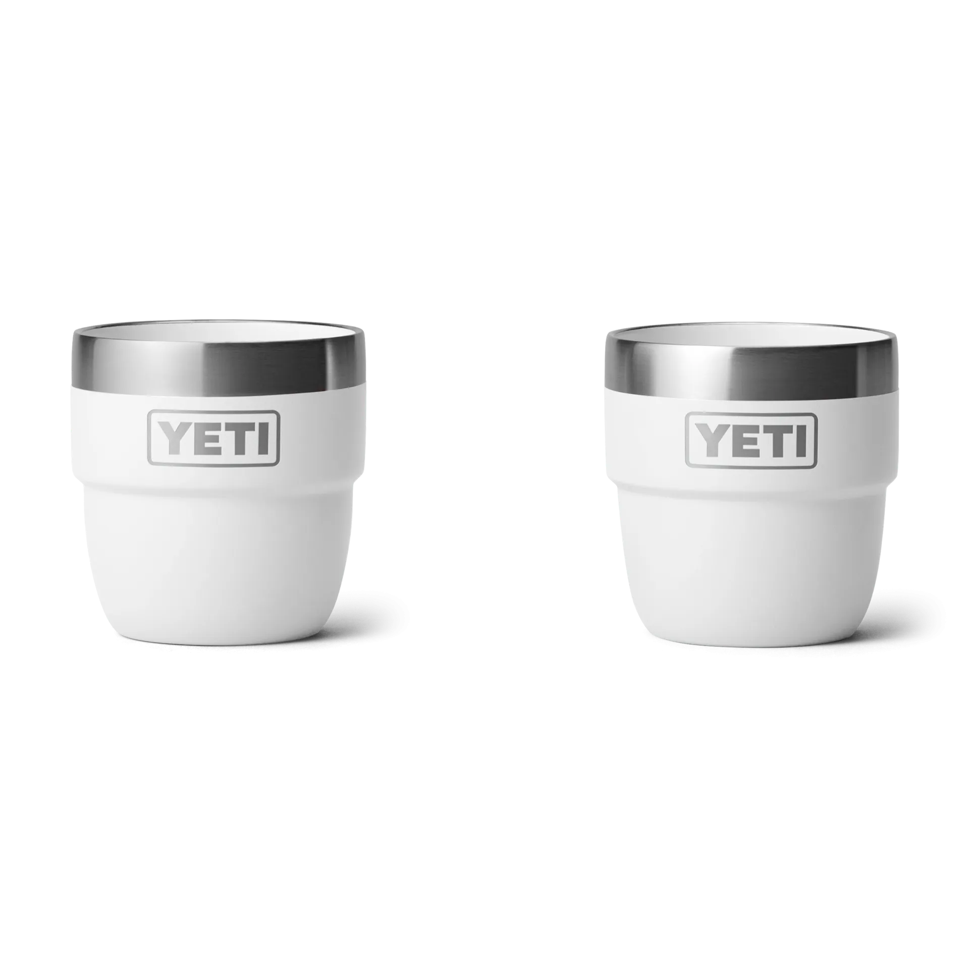 4 oz. / 118ml Stackable Cups- White (2 pack)