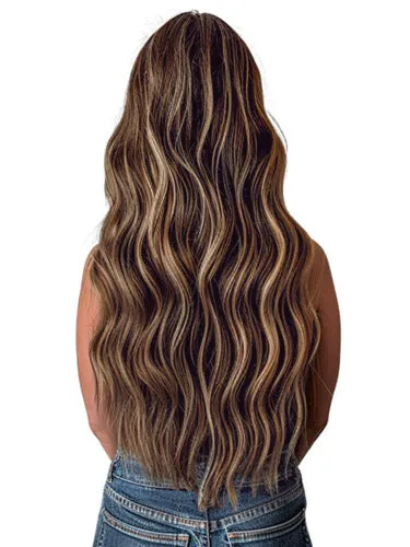 #4/27 Milan Highlighted｜Luxury Russian Remy Human Hair, Double Drawn, Tape Extensions