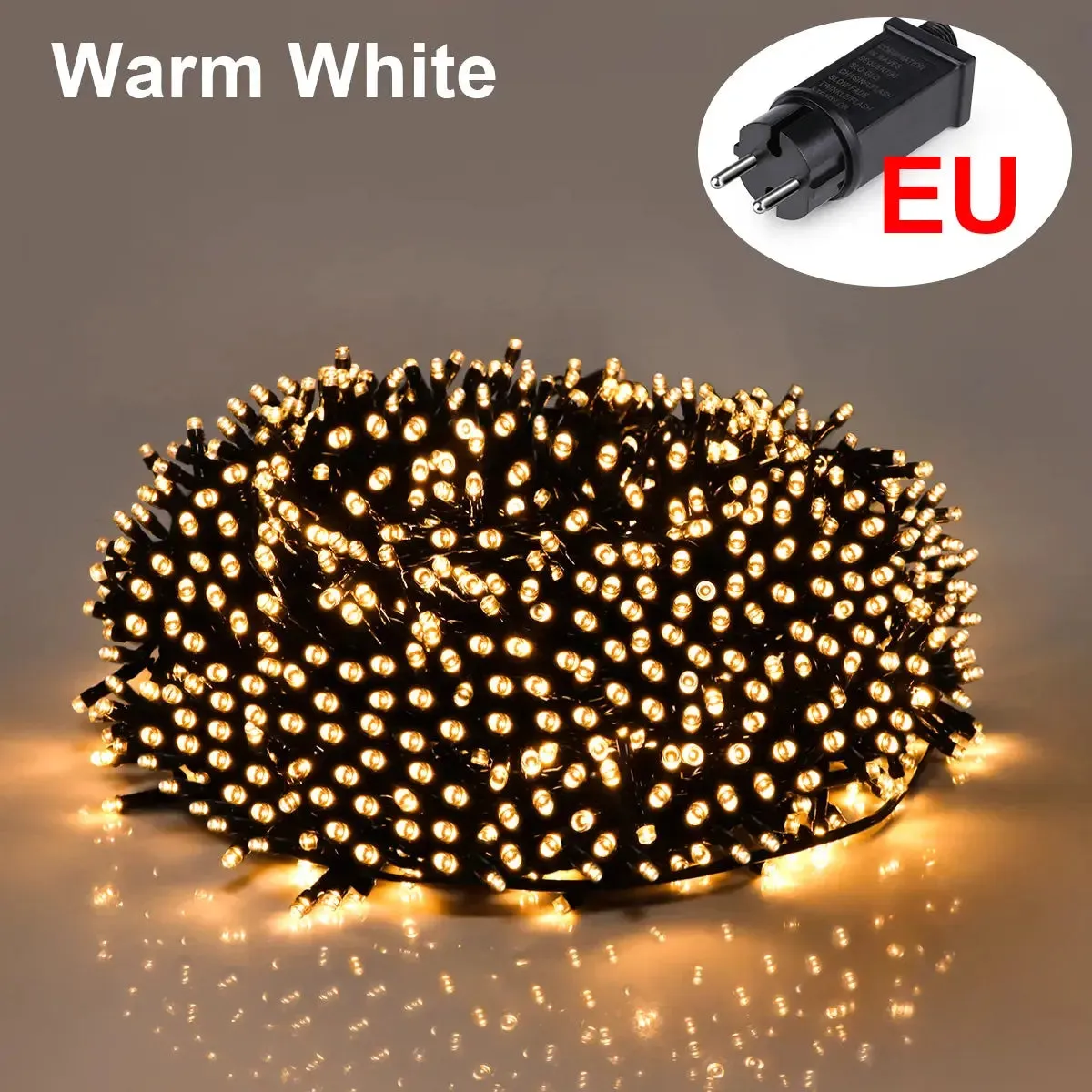 50M 100M 24V LED Christmas Lights Fairy Garland String Light Waterproof For Outdoor Garden Home Holiday New Year Party Decor