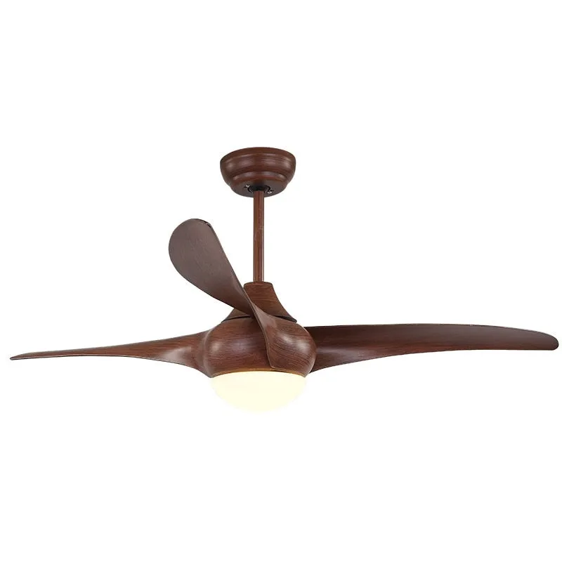 52-Inch Ceiling Fan Lamp with Remote - Features 3-Color Change, ABS Blades and Silent Copper Motor