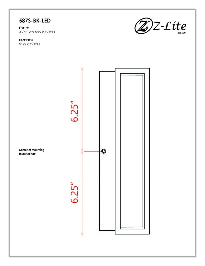 587S-BK-LED