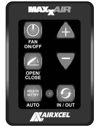 6 KEY WALL CONTROL  BLACK