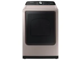 7.4 cu. ft. Smart Electric Dryer with Steam Sanitize  in Champagne - (DVE52A5500C)