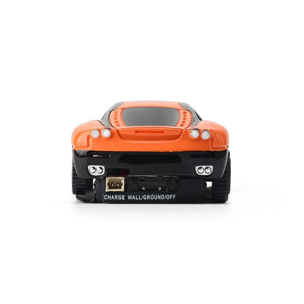 (8.5x3cm) Remote Controlled 2.4GHz Wall Climbing RC Car 360° Rotation Anti-Gravity - Orange