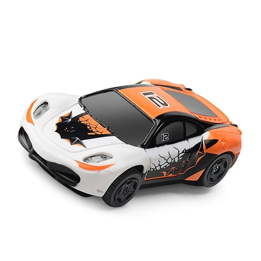 (8.5x3cm) Remote Controlled 2.4GHz Wall Climbing RC Car 360° Rotation Anti-Gravity - Orange