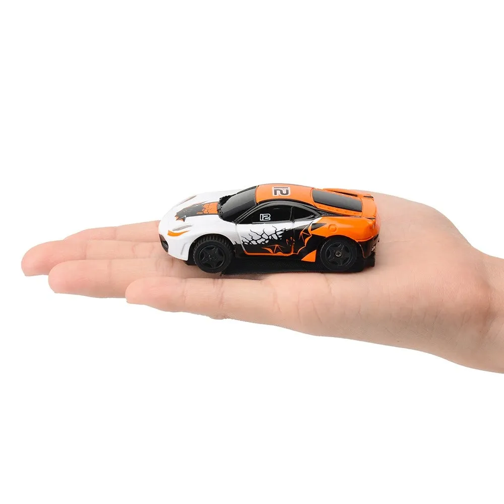 (8.5x3cm) Remote Controlled 2.4GHz Wall Climbing RC Car 360° Rotation Anti-Gravity - Orange