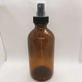 8oz Glass Bottle Spray Top - Amber