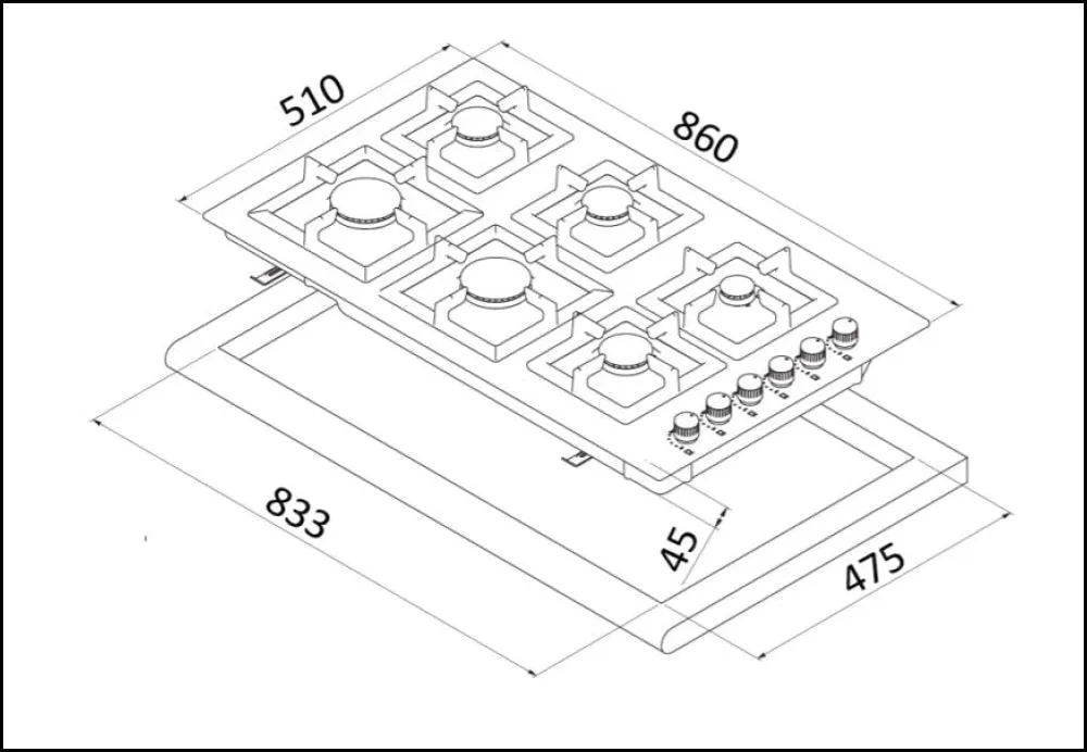 90cm Oven, Cooktop and Rangehood Package No.2