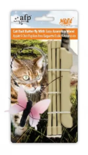 All For Paws Natural Instincts Cat Bait Butterfly Collapsible Wand