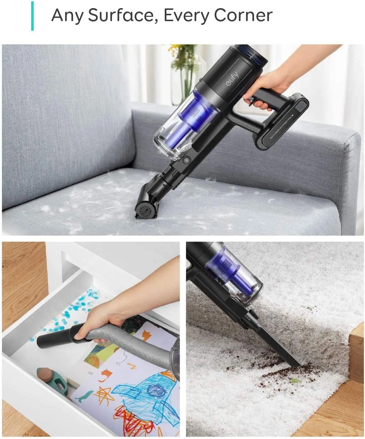 Anker Eufy Home Vacuum S11 Go - Black