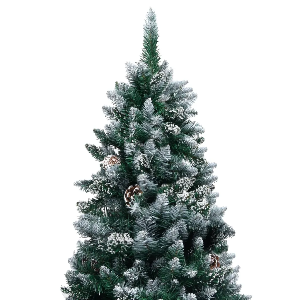 Artificial Christmas Tree with LEDs&Ball Set&Pine Cones 180 cm