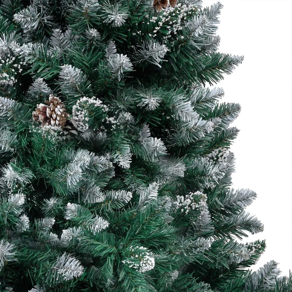 Artificial Christmas Tree with LEDs&Ball Set&Pine Cones 180 cm