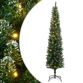 Artificial Slim Christmas Tree 300 LEDs 180 cm