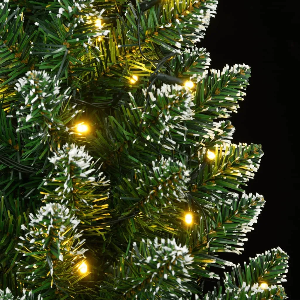 Artificial Slim Christmas Tree 300 LEDs 240 cm