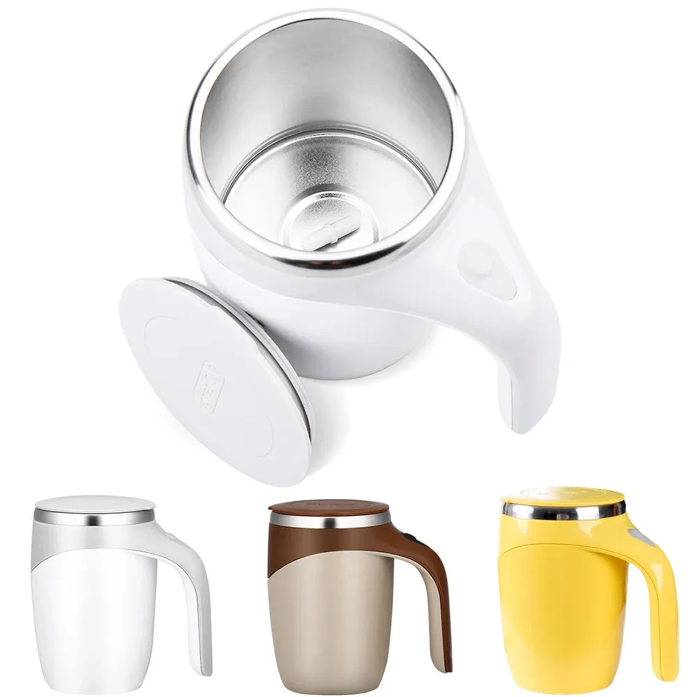 Automatic Stirring Magnetic Mug – Rechargeable Stainless Steel