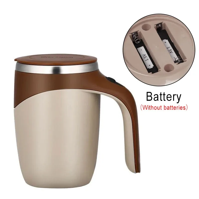 Automatic Stirring Magnetic Mug – Rechargeable Stainless Steel