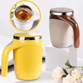 Automatic Stirring Magnetic Mug – Rechargeable Stainless Steel