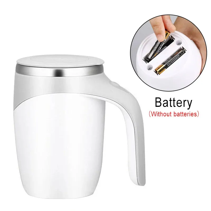 Automatic Stirring Magnetic Mug – Rechargeable Stainless Steel