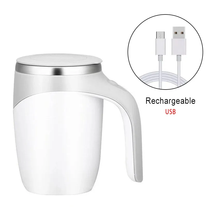 Automatic Stirring Magnetic Mug – Rechargeable Stainless Steel