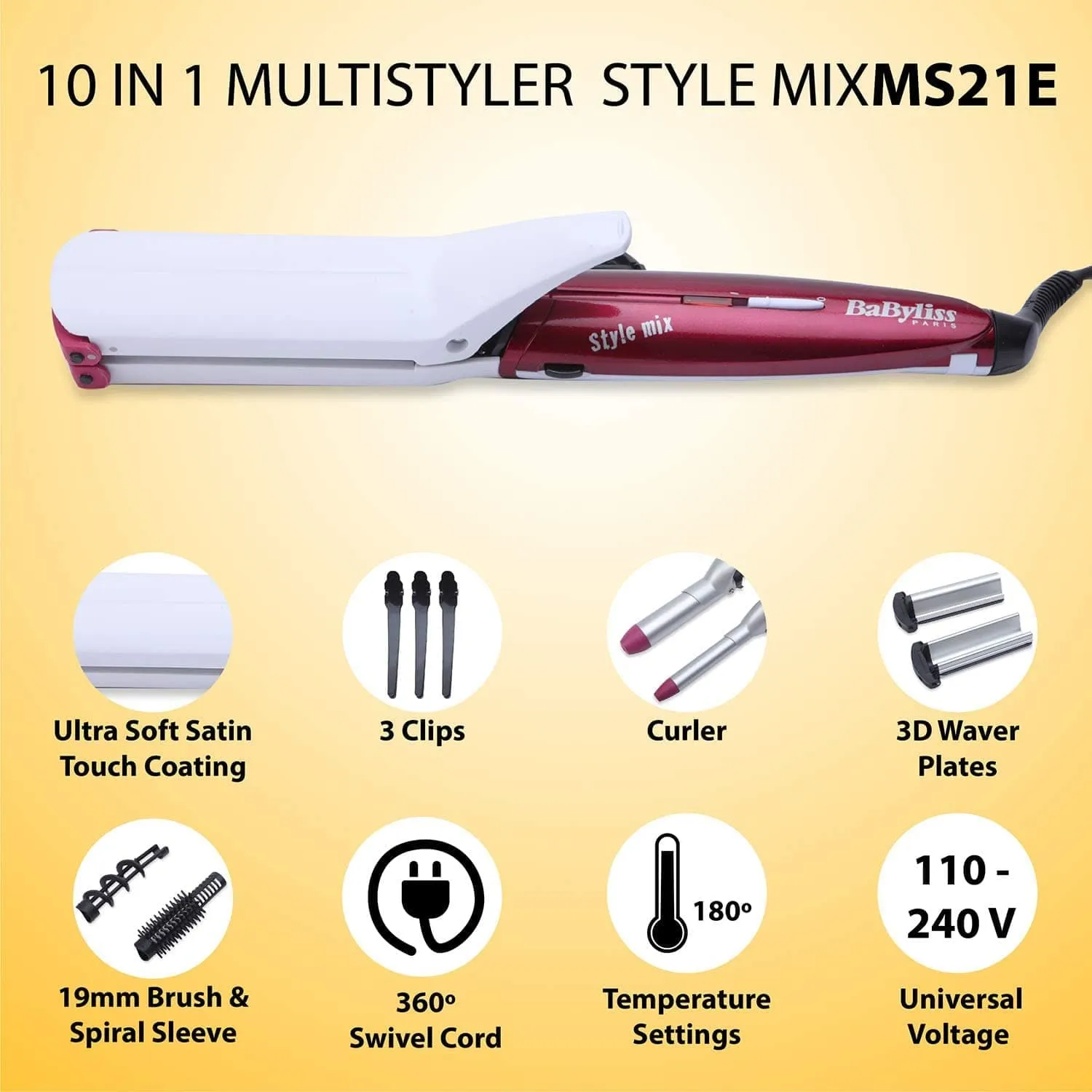 BaByliss 10 in 1 Multi Purpose Hair Styler