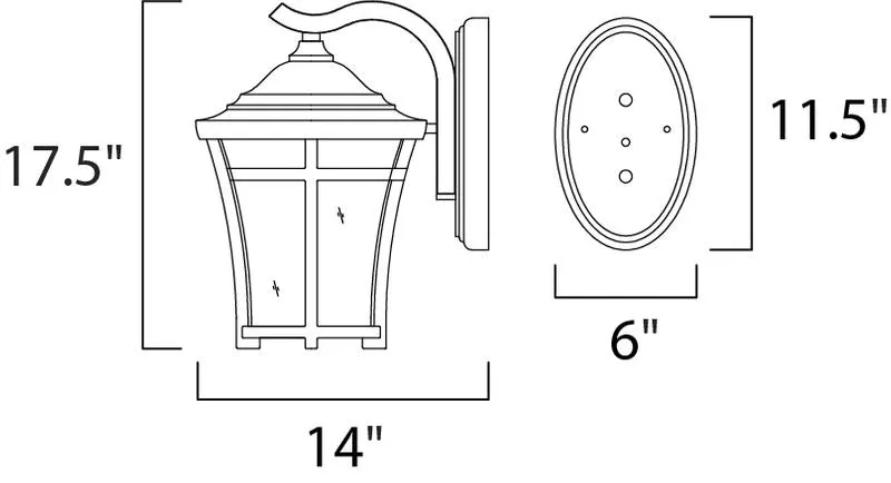 Balboa VX Outdoor Wall Mount