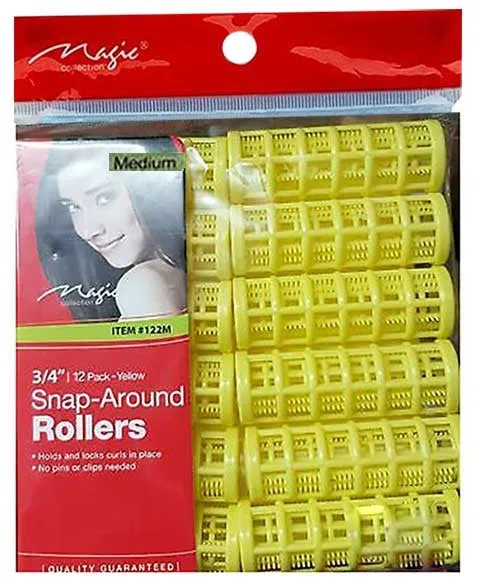 Bee Sales Snap Around Rollers 122M Yellow