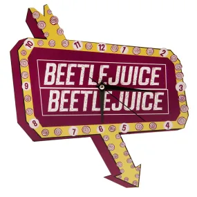 Beetlejuice Premium Metal Wall Clock