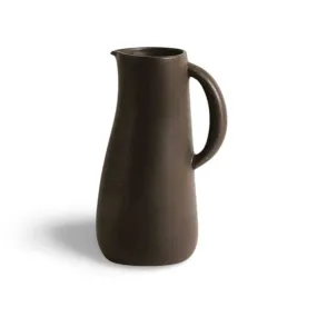 Black Stoneware Pitcher