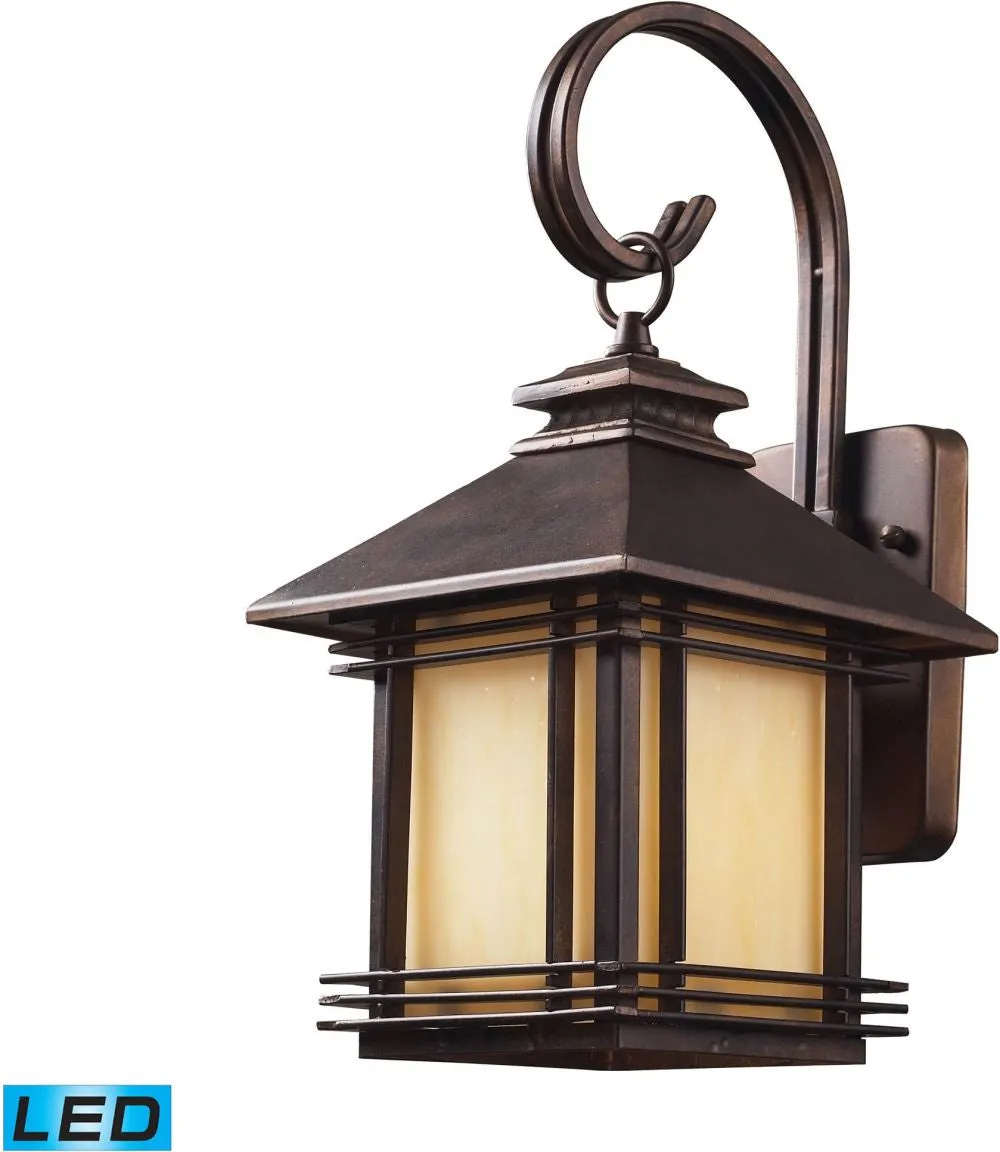 Blackwell 1 Light Outdoor Led Sconce In Hazelnut Bronze