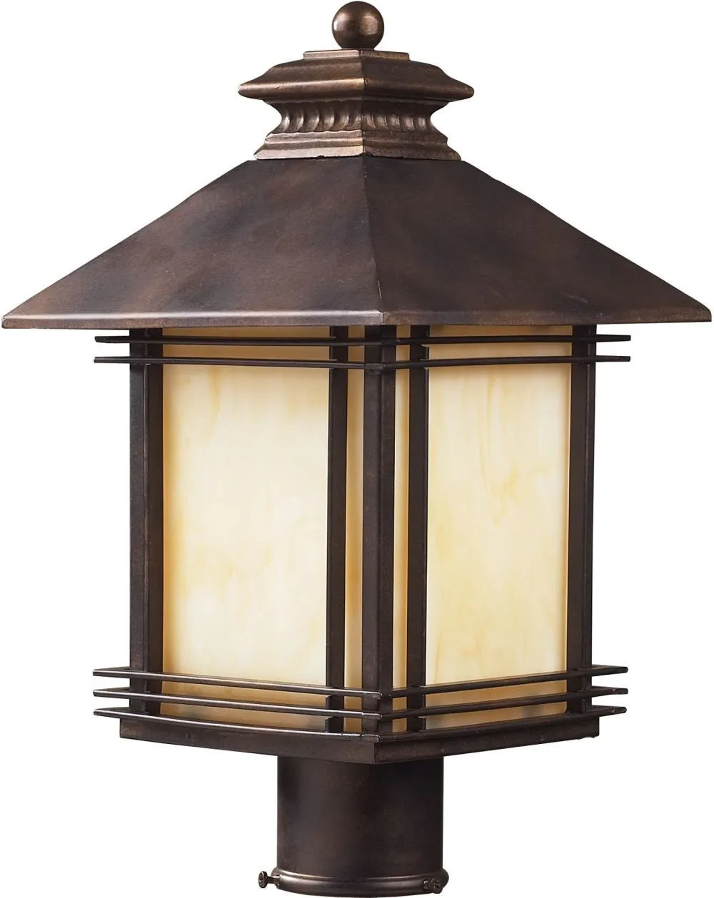 Blackwell 1 Light Outdoor Post Lamp In Hazelnut Bronze