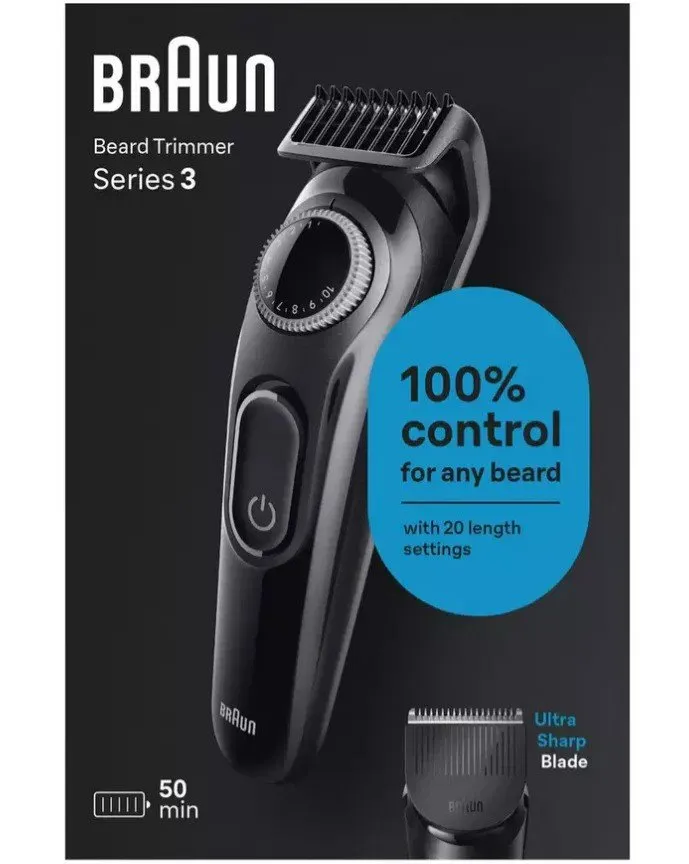 BRAUN Beard Trimmer BT3400