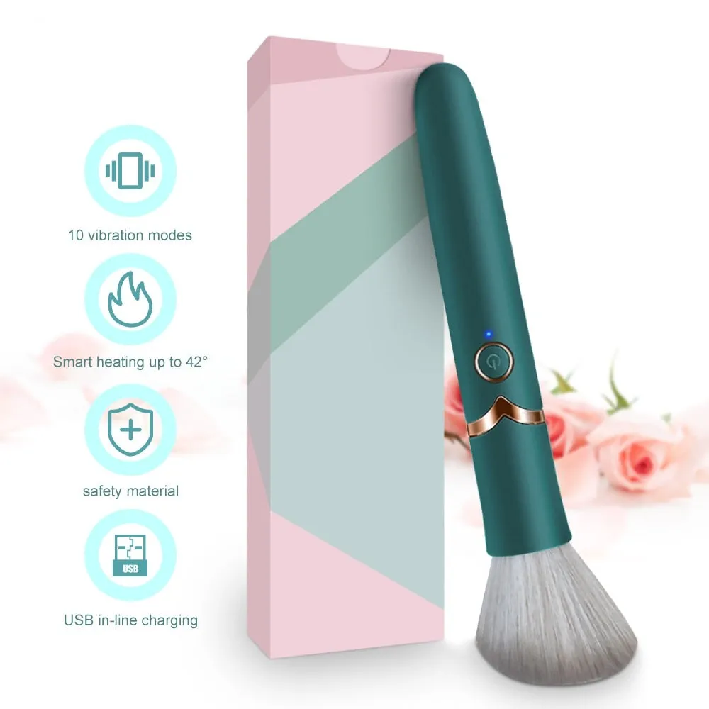 Brush Vibrator Make Up Brush Magic Wand Dildo Vibrator Sex Toys for Women