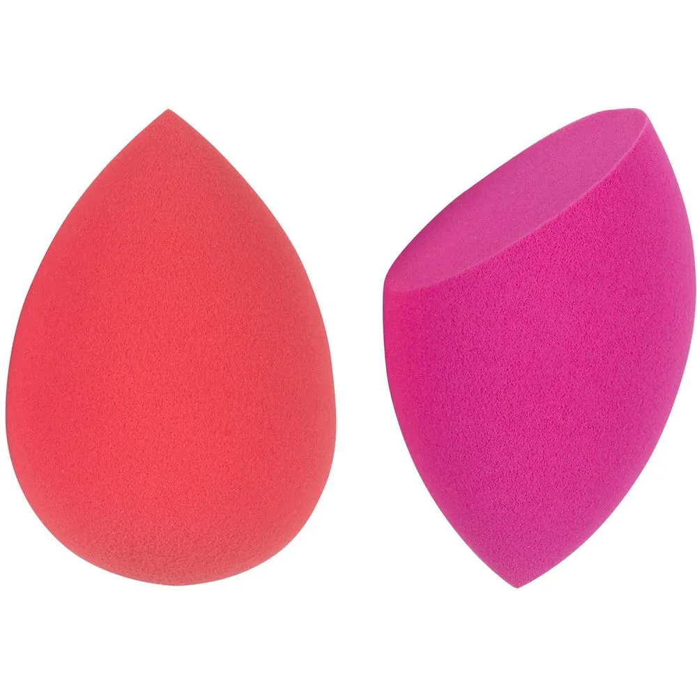 Cala Duo Blending Sponges: Hot Pink/Coral (2Pcs)