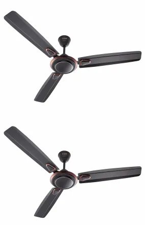 Candes Breeza 1200mm/48 inch High Speed Anti dust Decorative 3 Star Rated Ceiling Fan 405 RPM with 2 Yrs Warranty (Pack of 1,Coffee Brown) (Coffee Brown, Pack of 2)