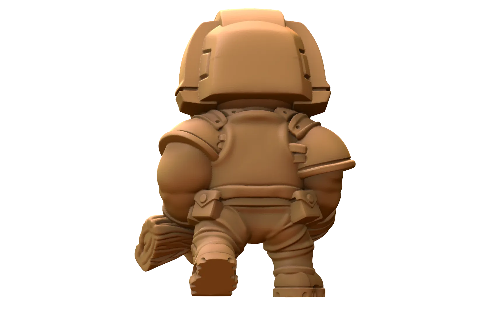 Capsule Chibi - Classic Doomguy W/Gun