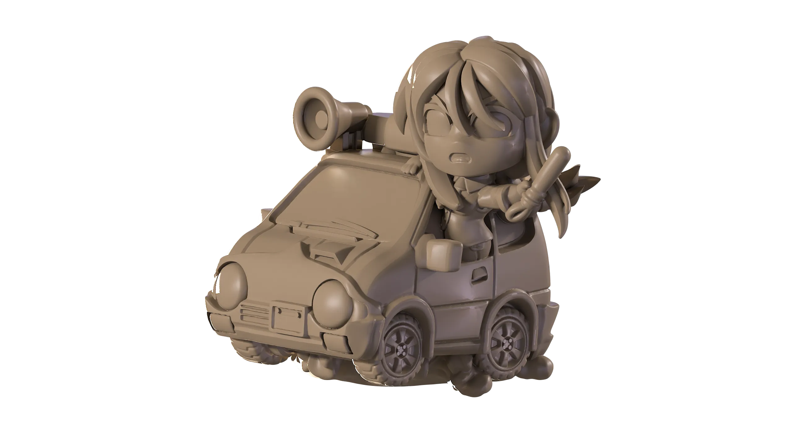 Capsule Chibi - Miyuki W/Car